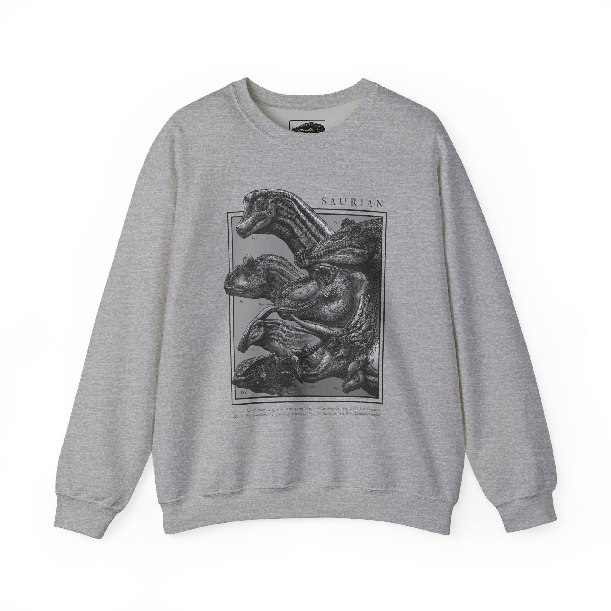 Saurian Crewneck Sweatshirt - Sport Grey