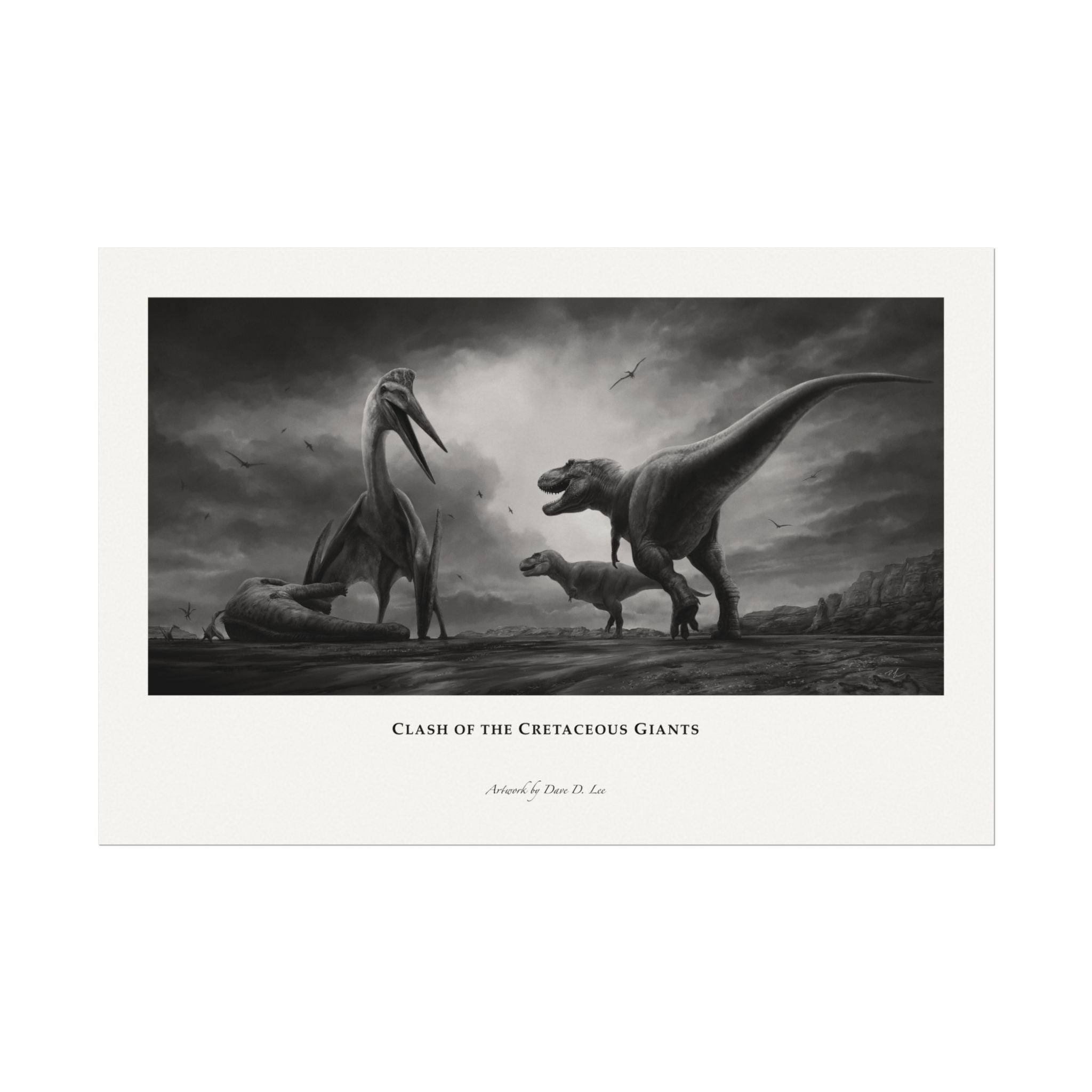 Clash of the Cretaceous Giants Poster