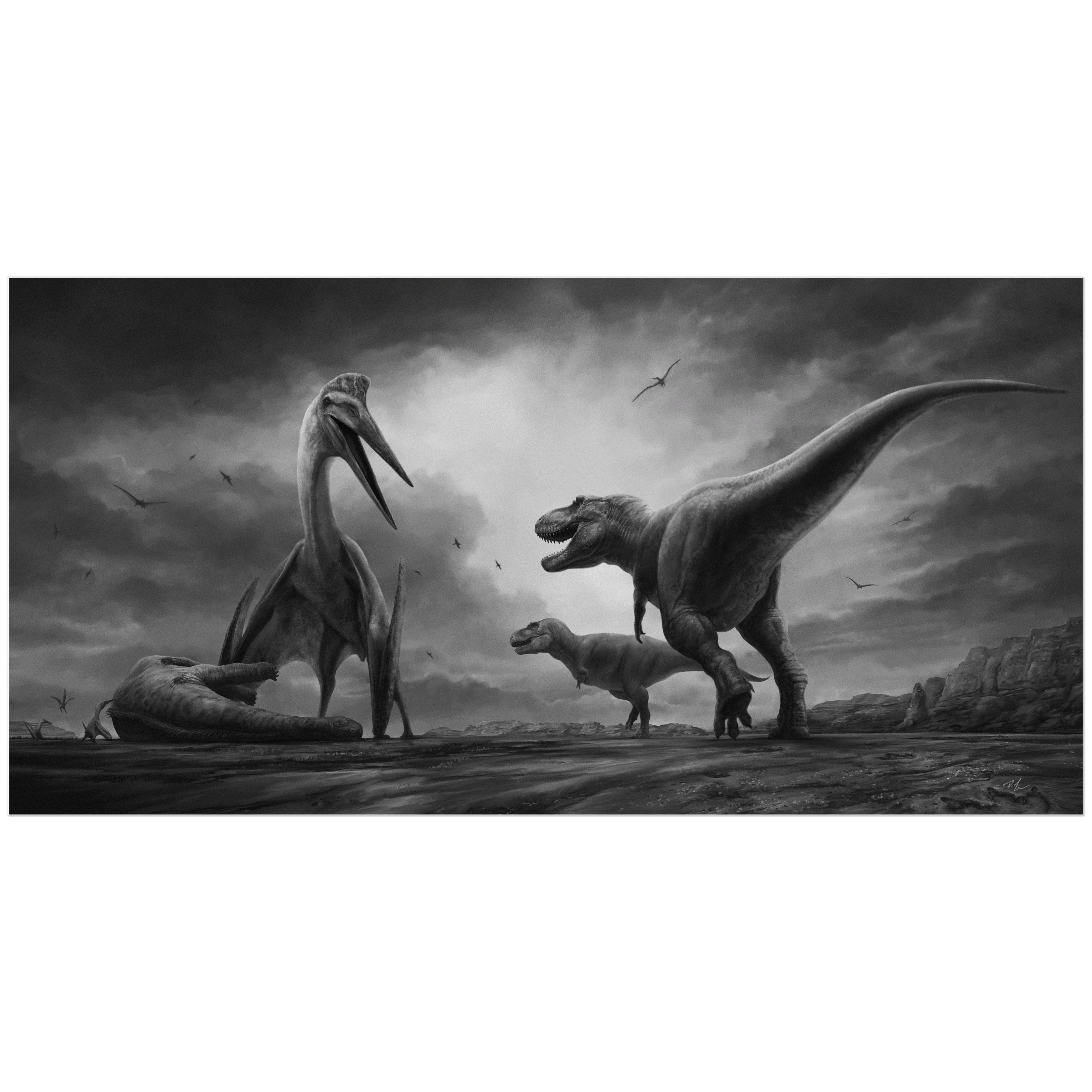 Clash of the Cretaceous Giants Poster