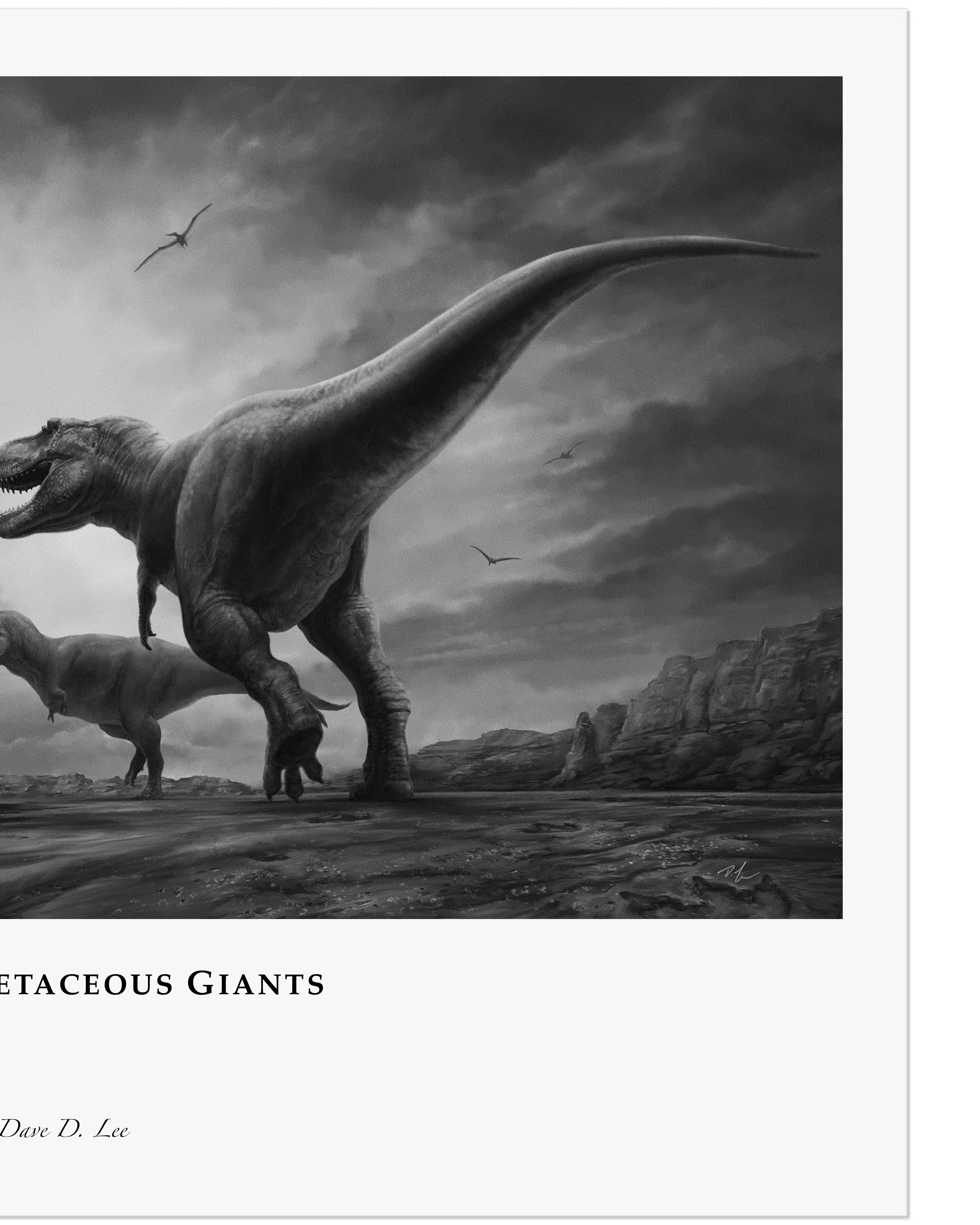 Clash of the Cretaceous Giants Poster