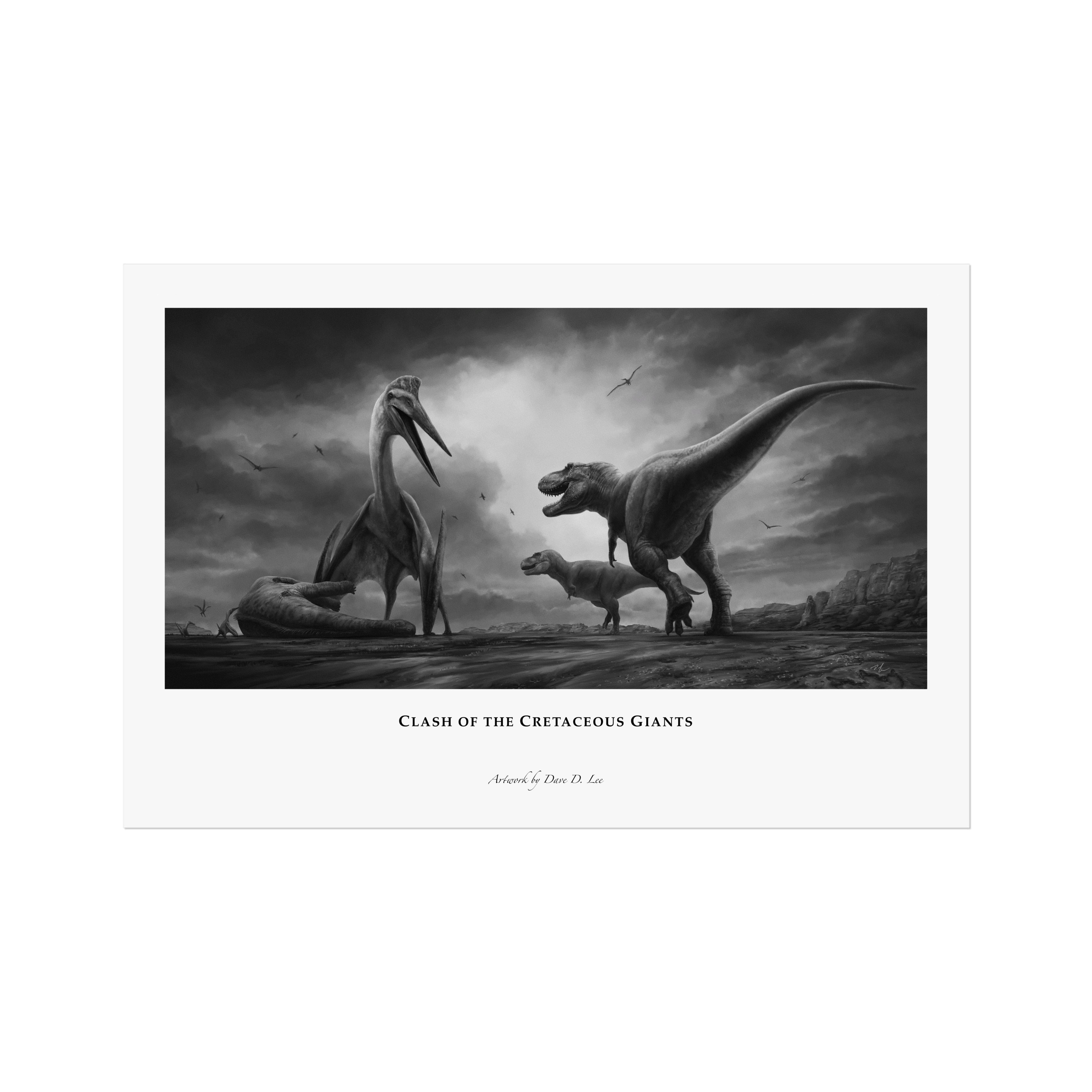Clash of the Cretaceous Giants Poster