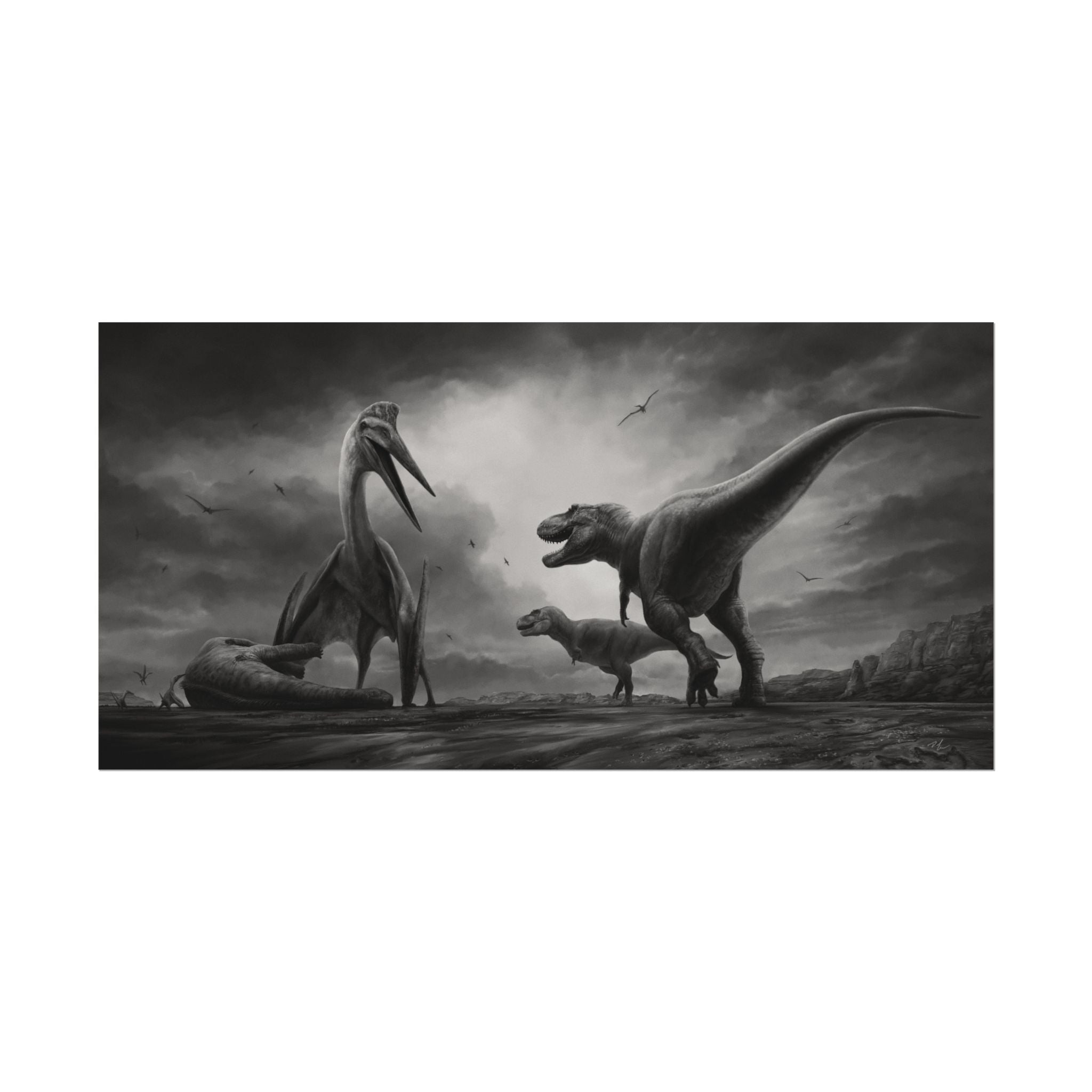 Clash of the Cretaceous Giants Poster