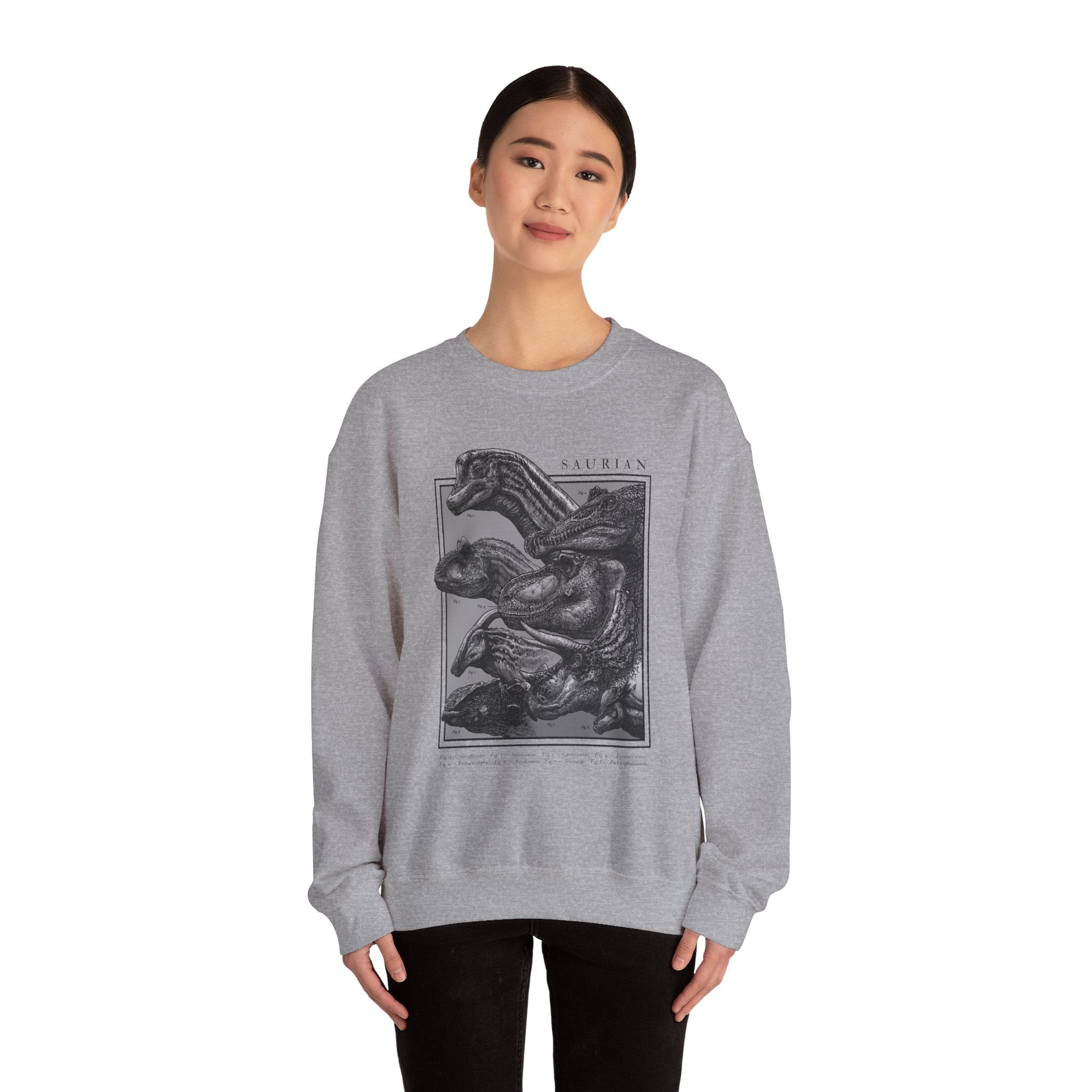 Saurian Crewneck Sweatshirt - Sport Grey